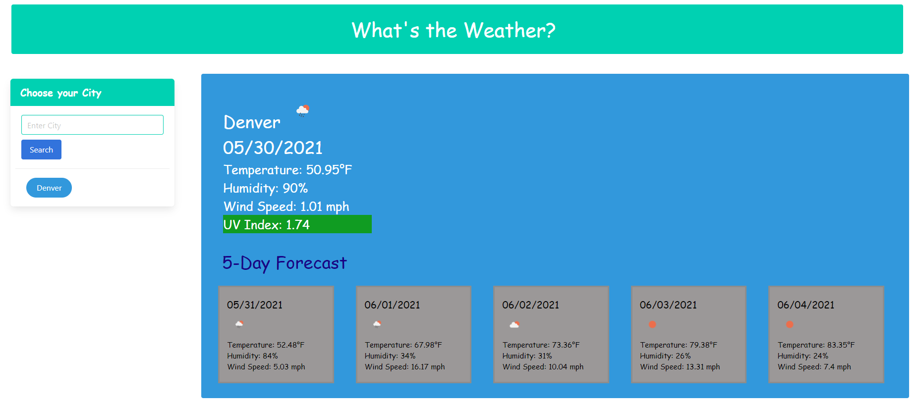 What's the Weather